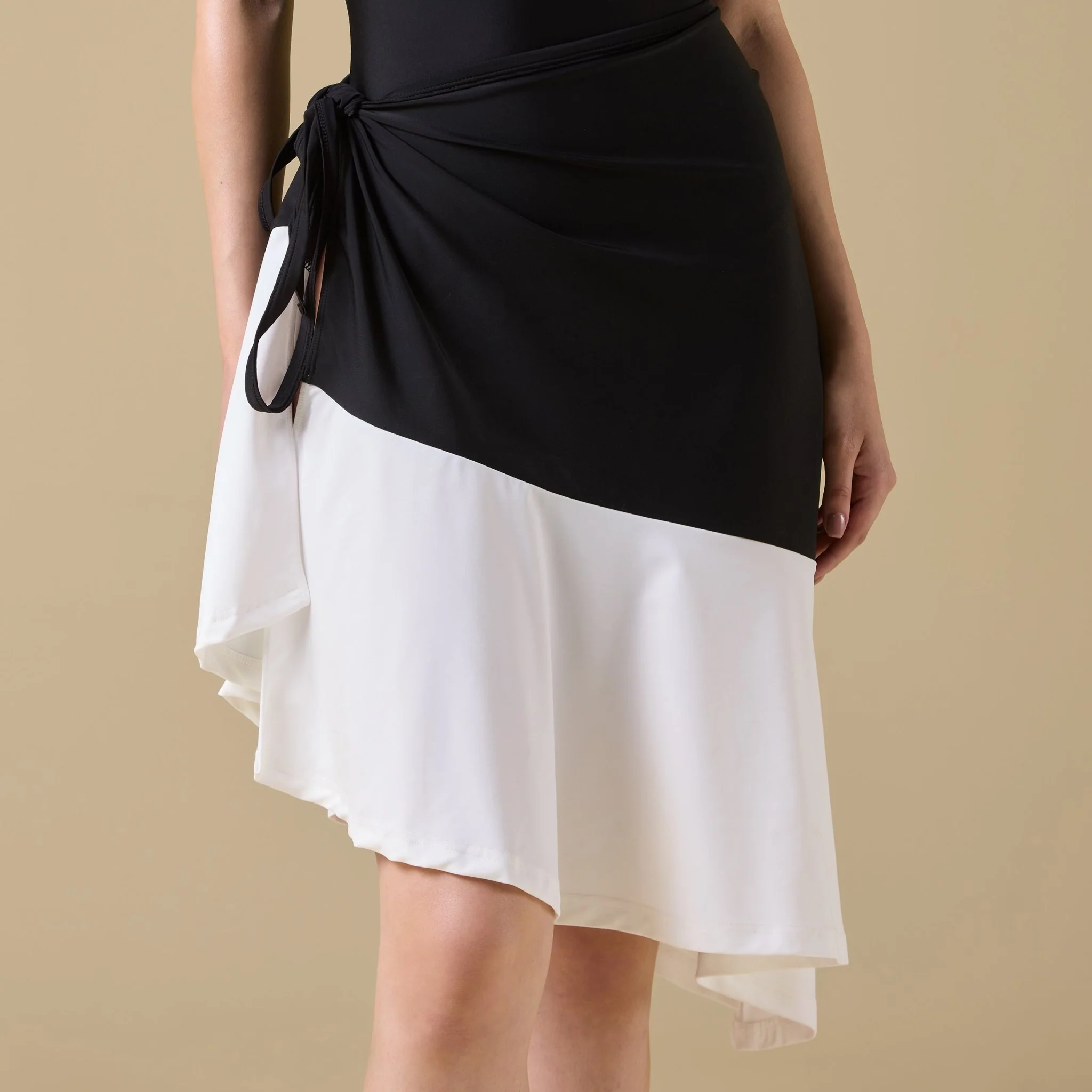 Black & White Swim Skirt - Image 2