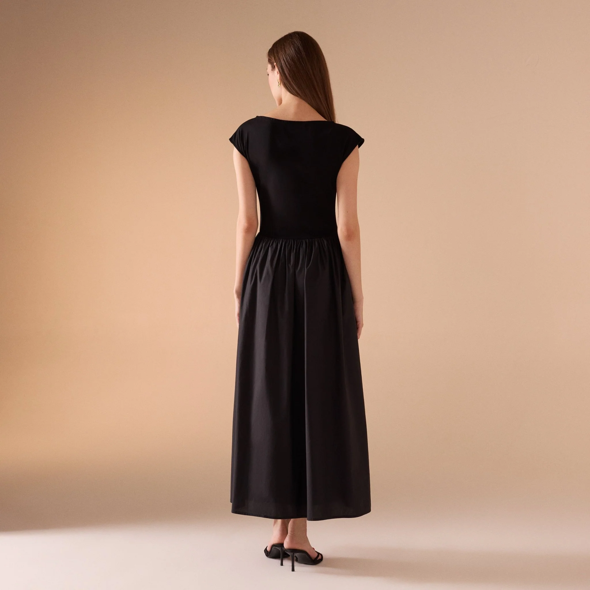 Short Sleeve Poplin Dress - Image 11