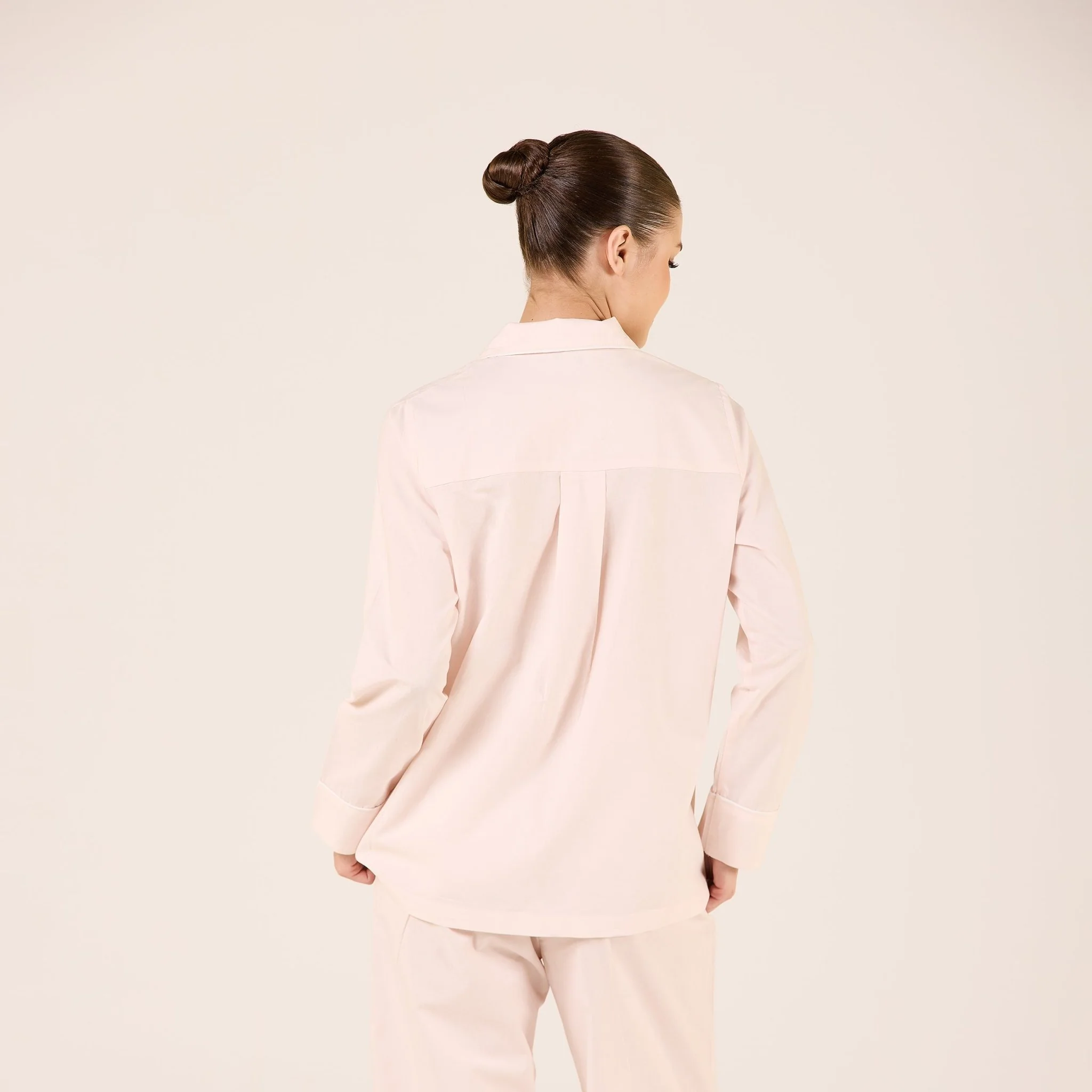 Cotton Notched Collar Shirt - Image 3