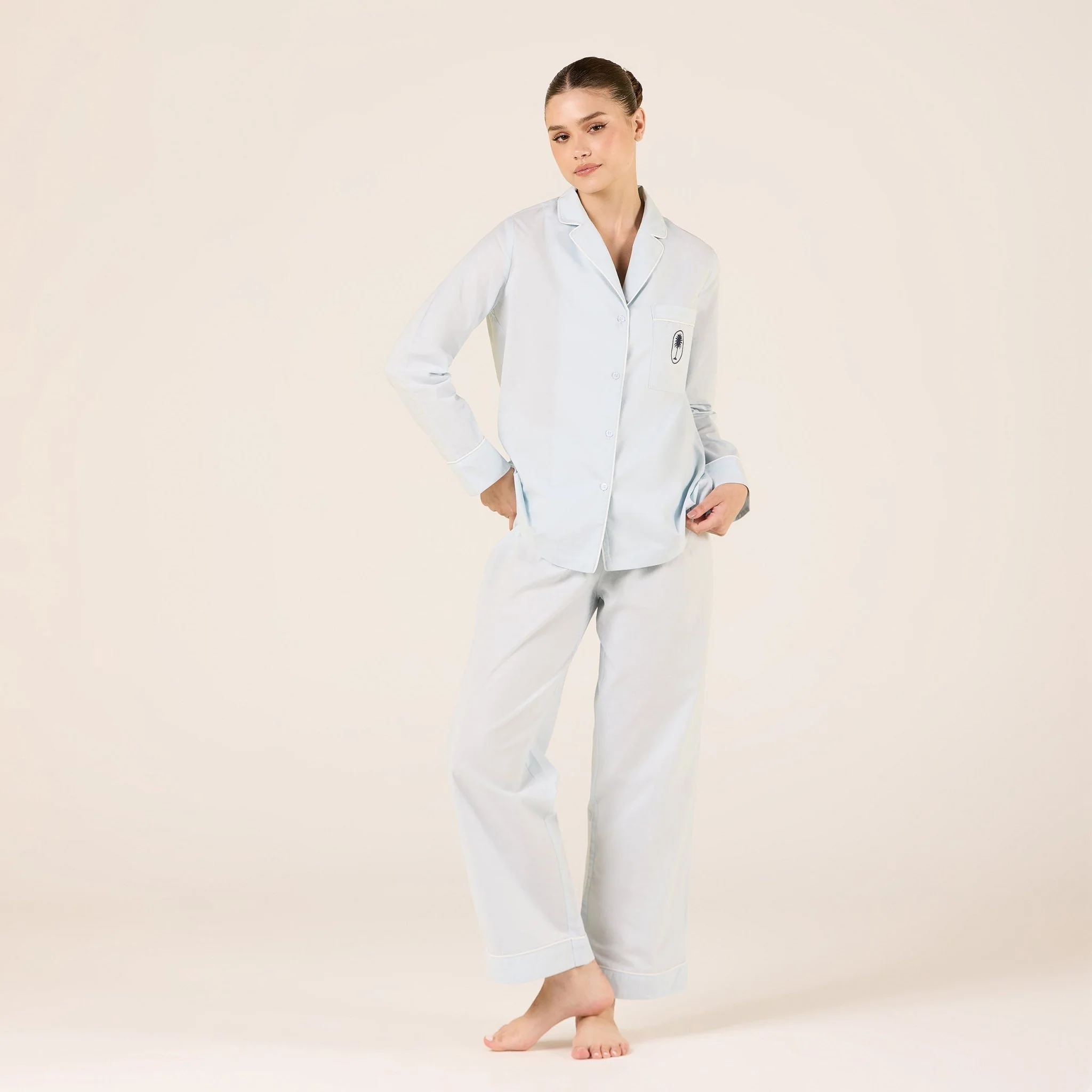 Cotton Notched Collar Shirt - Image 9