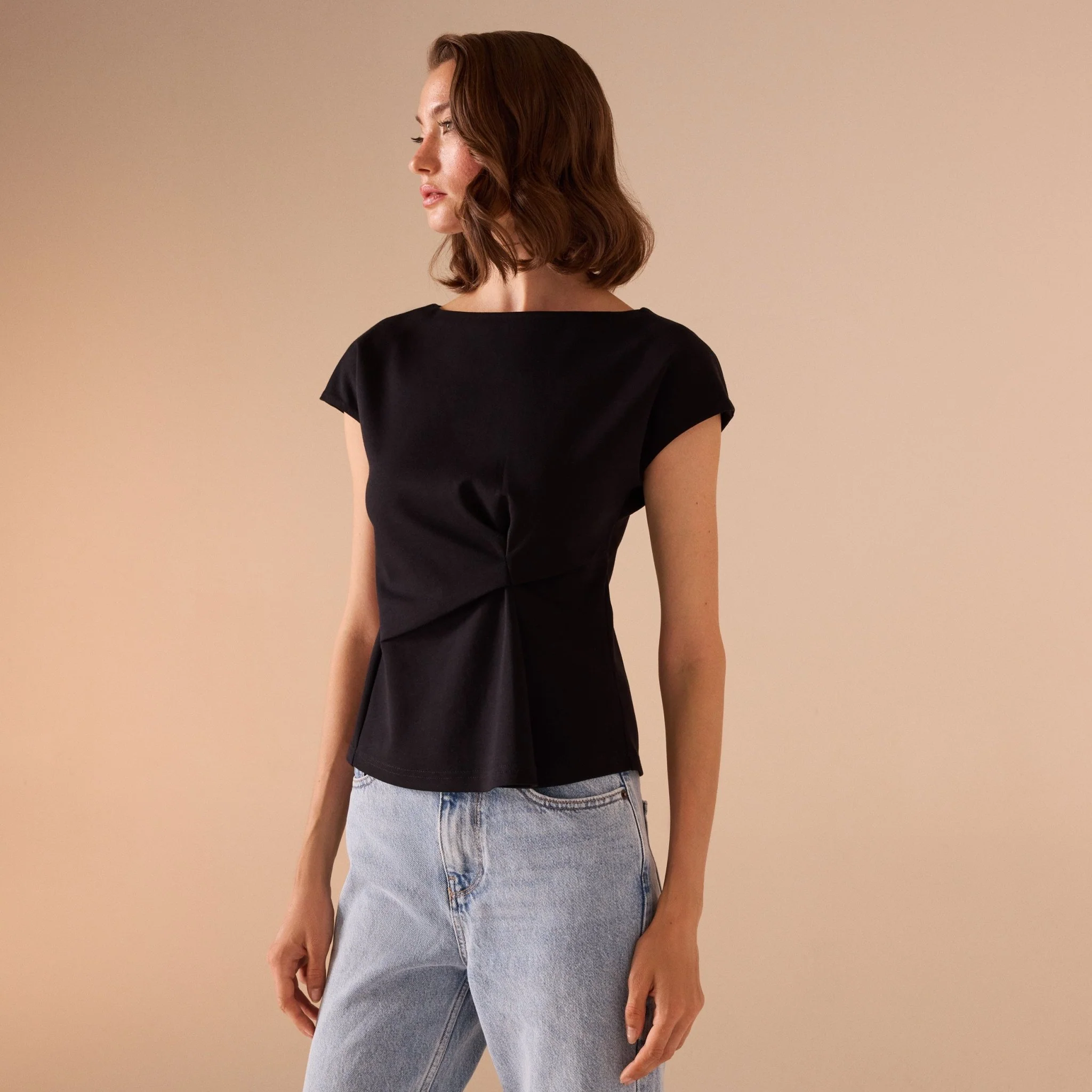 Fitted Waist Cotton Top - Image 5