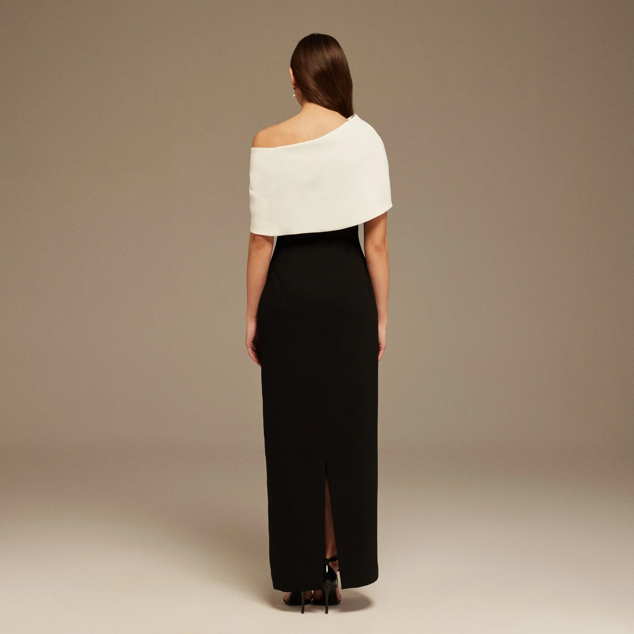 High Bare Shoulder Maxi Dress - Image 3