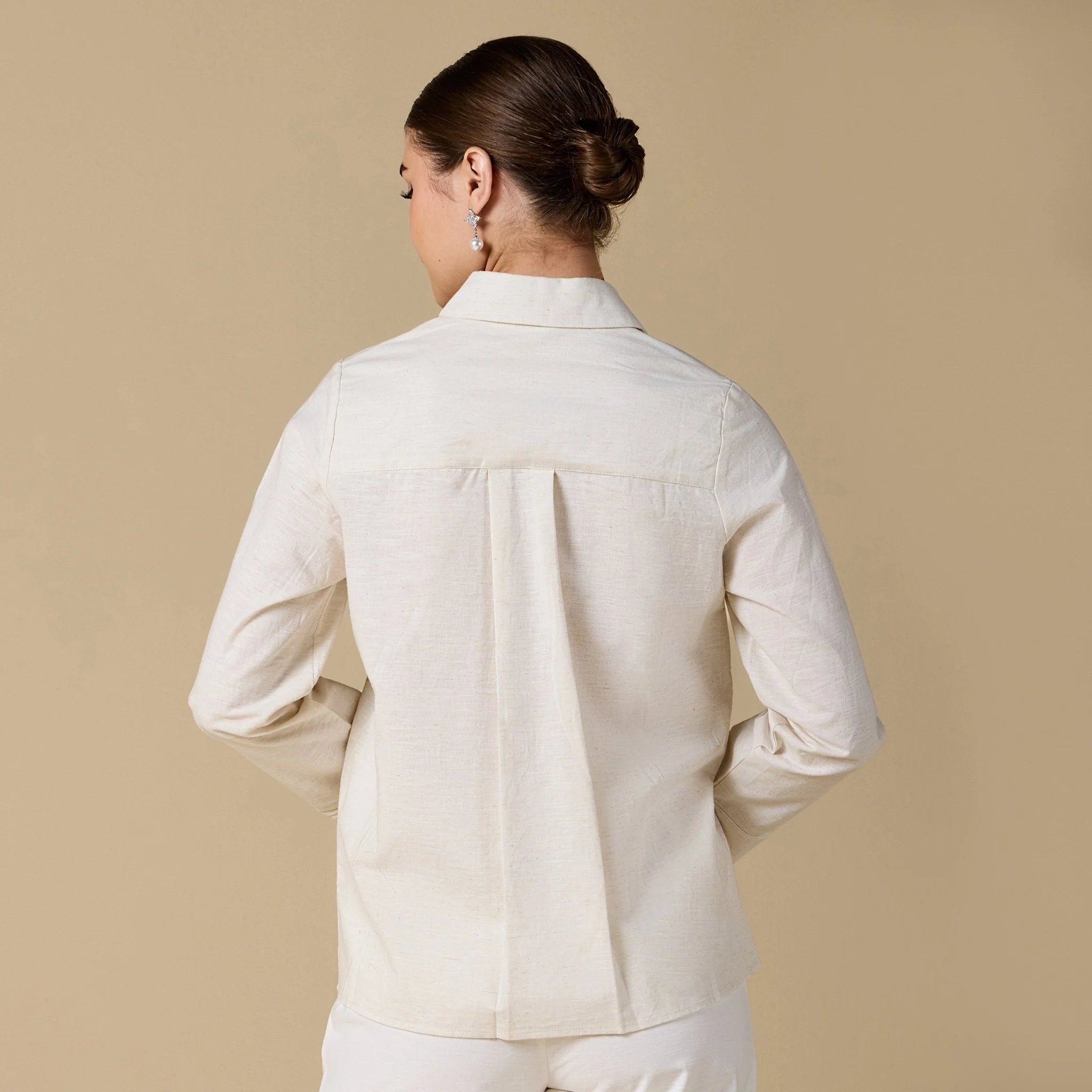 Long Sleeve Blended Shirt - Image 3