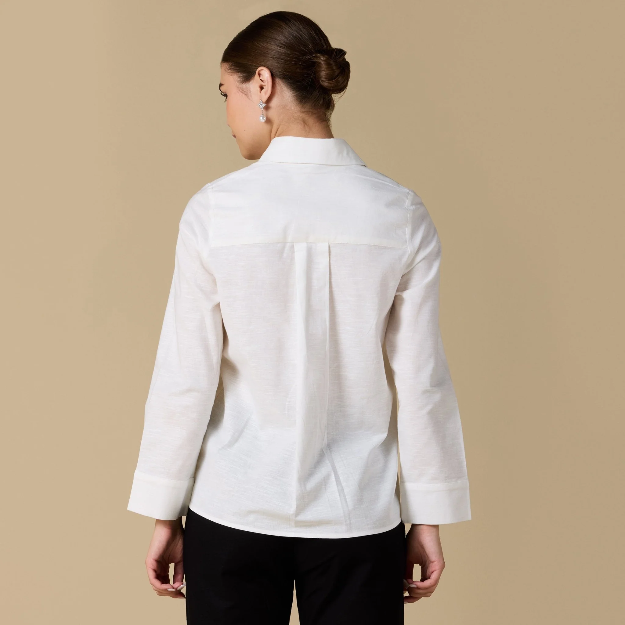 Long Sleeve Blended Shirt - Image 6