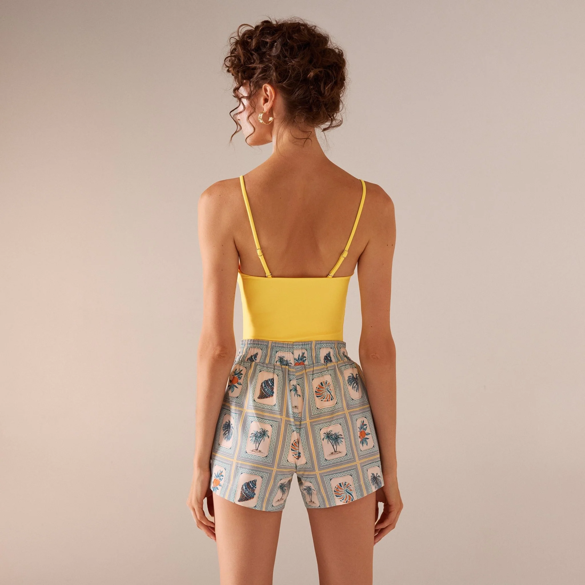 Yellow One Piece Swimsuit - Image 4