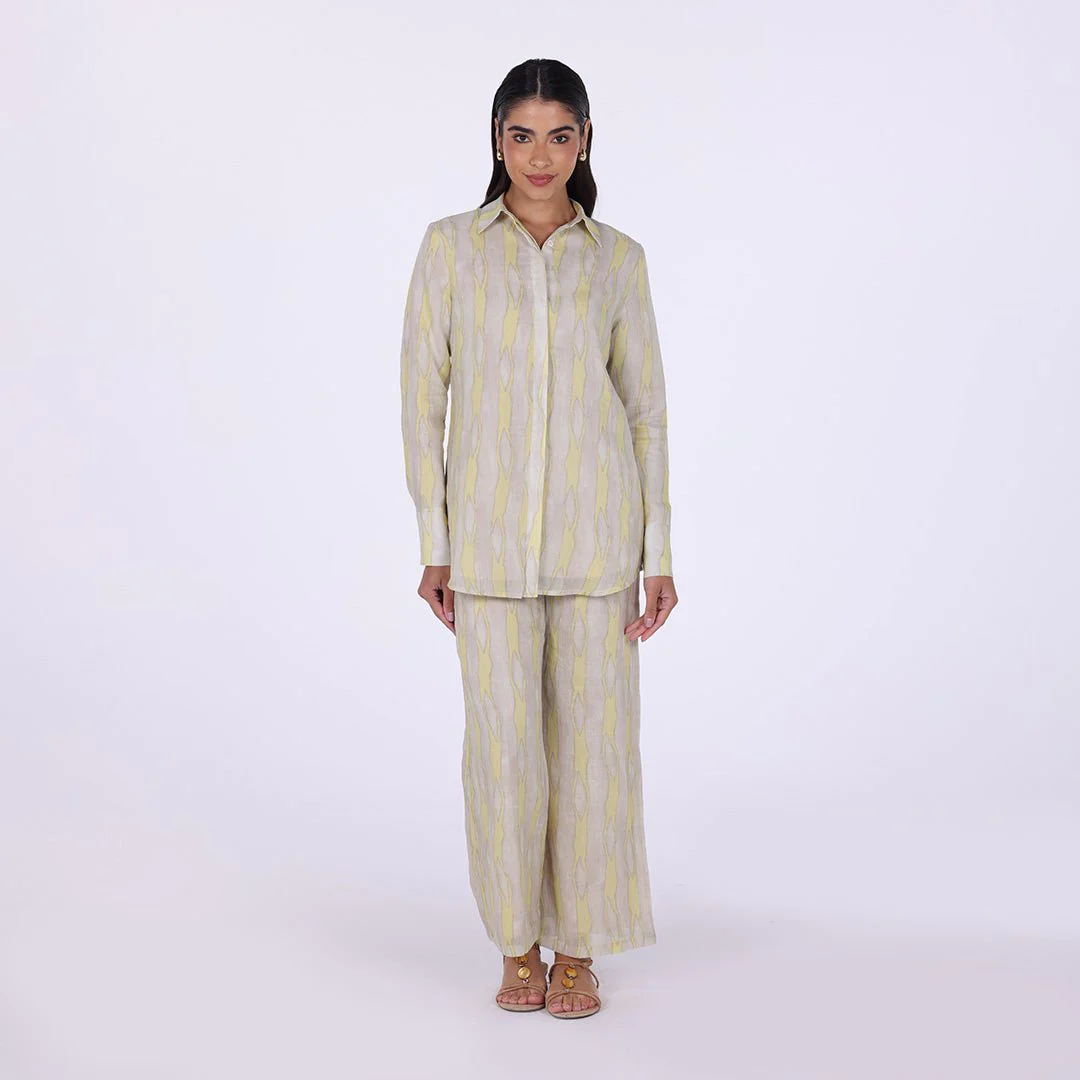 Printed Cotton Long Sleeves Shirt - Image 3