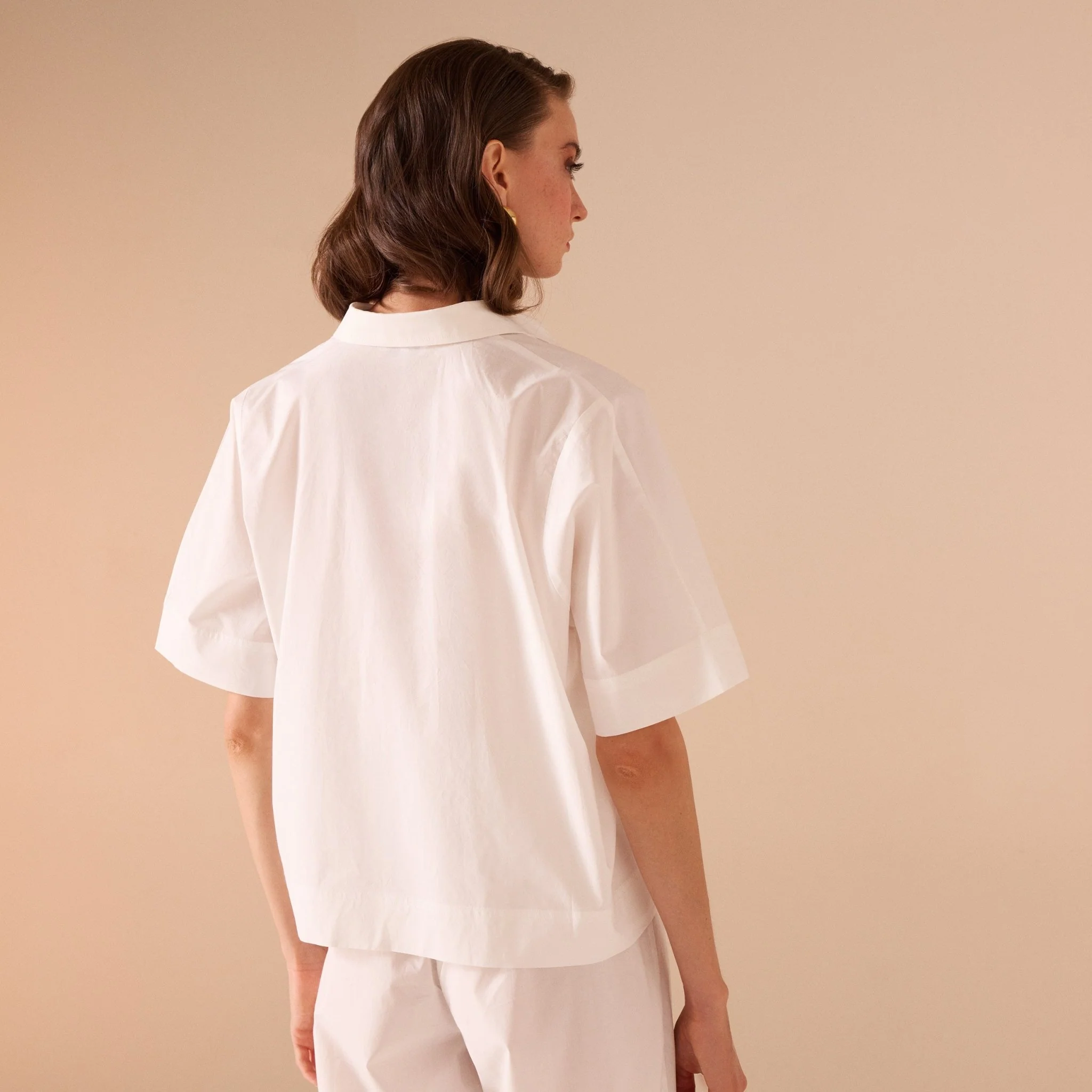 Cotton Poplin Short Sleeve Shirt - Image 2