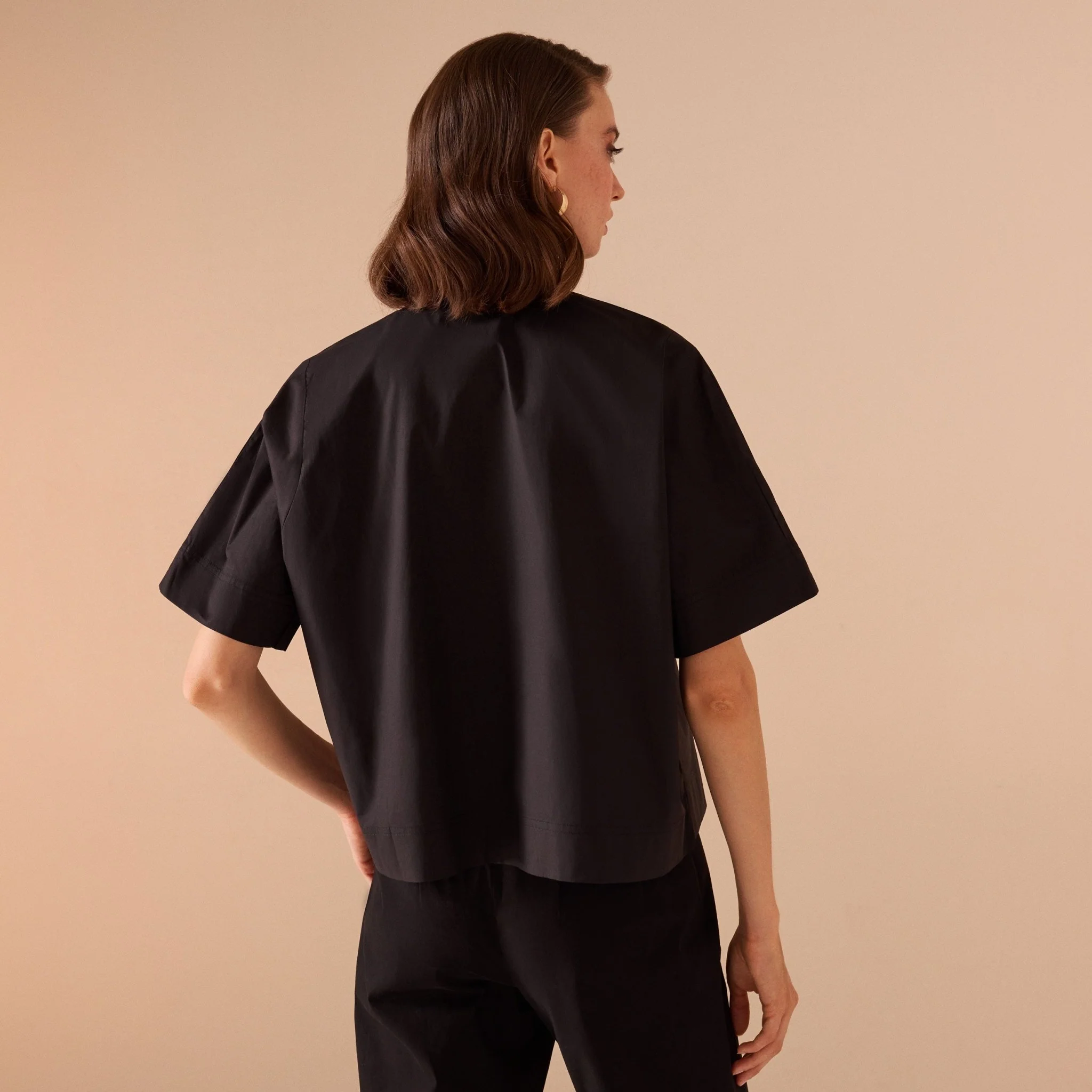 Cotton Poplin Short Sleeve Shirt - Image 5