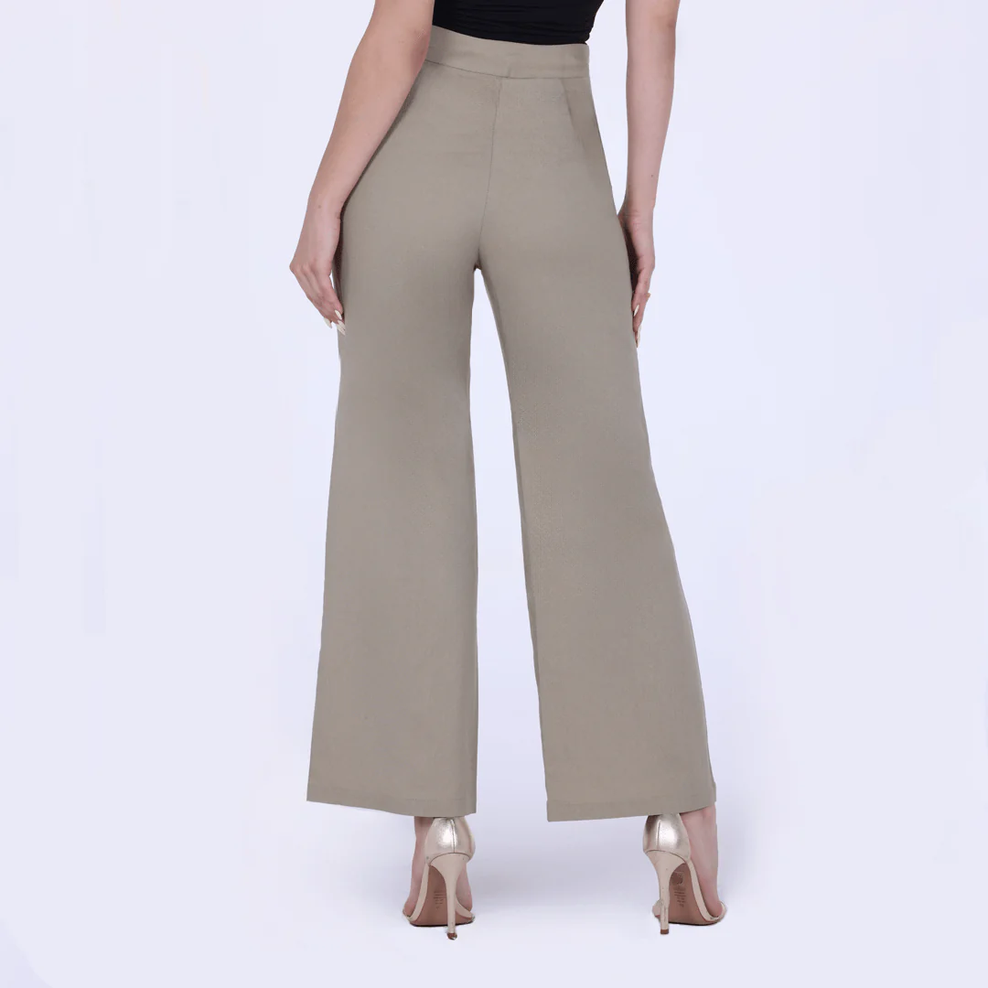 Straight-Cut Linen Pants - Image 2