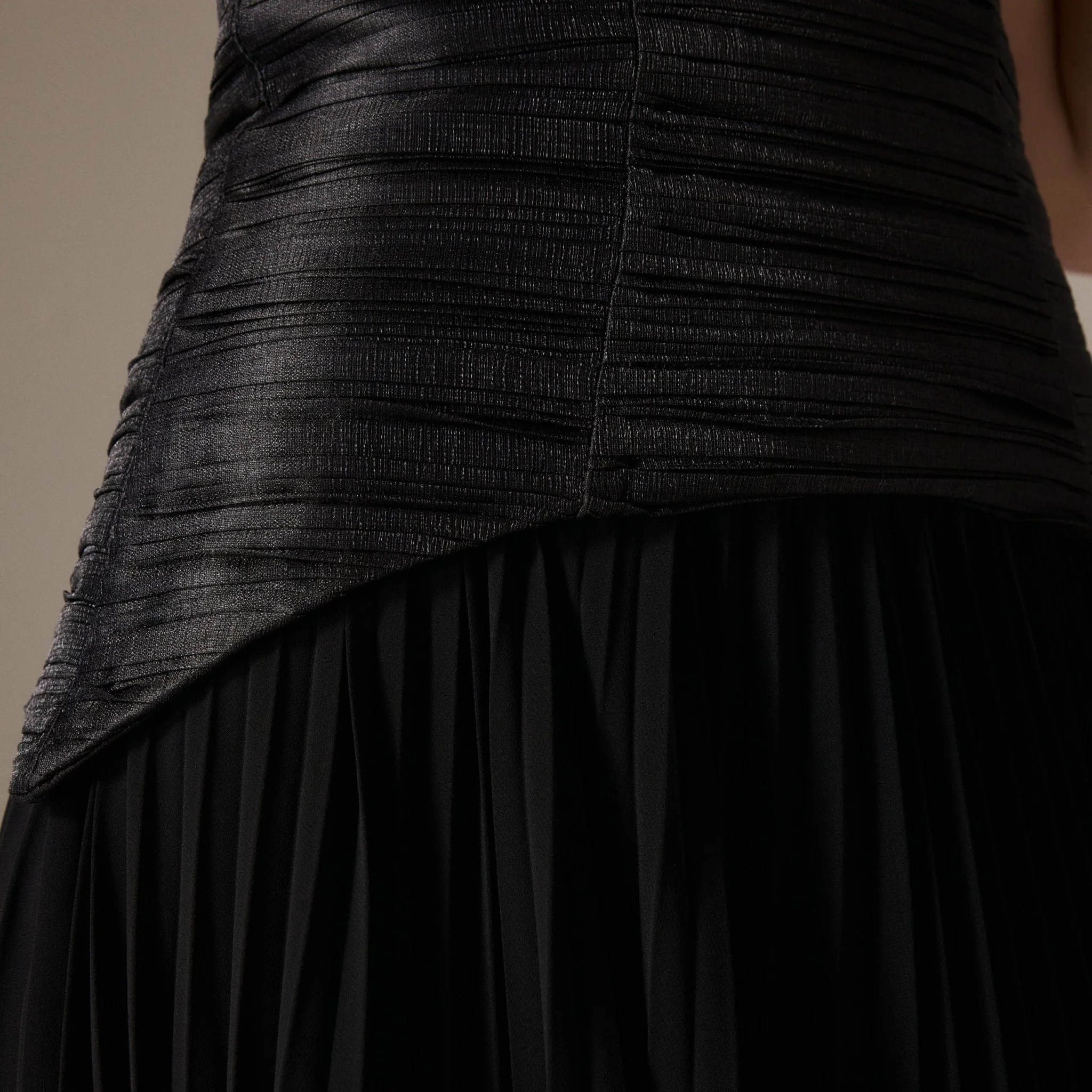 Strapless Ruched Maxi Dress - Image 3