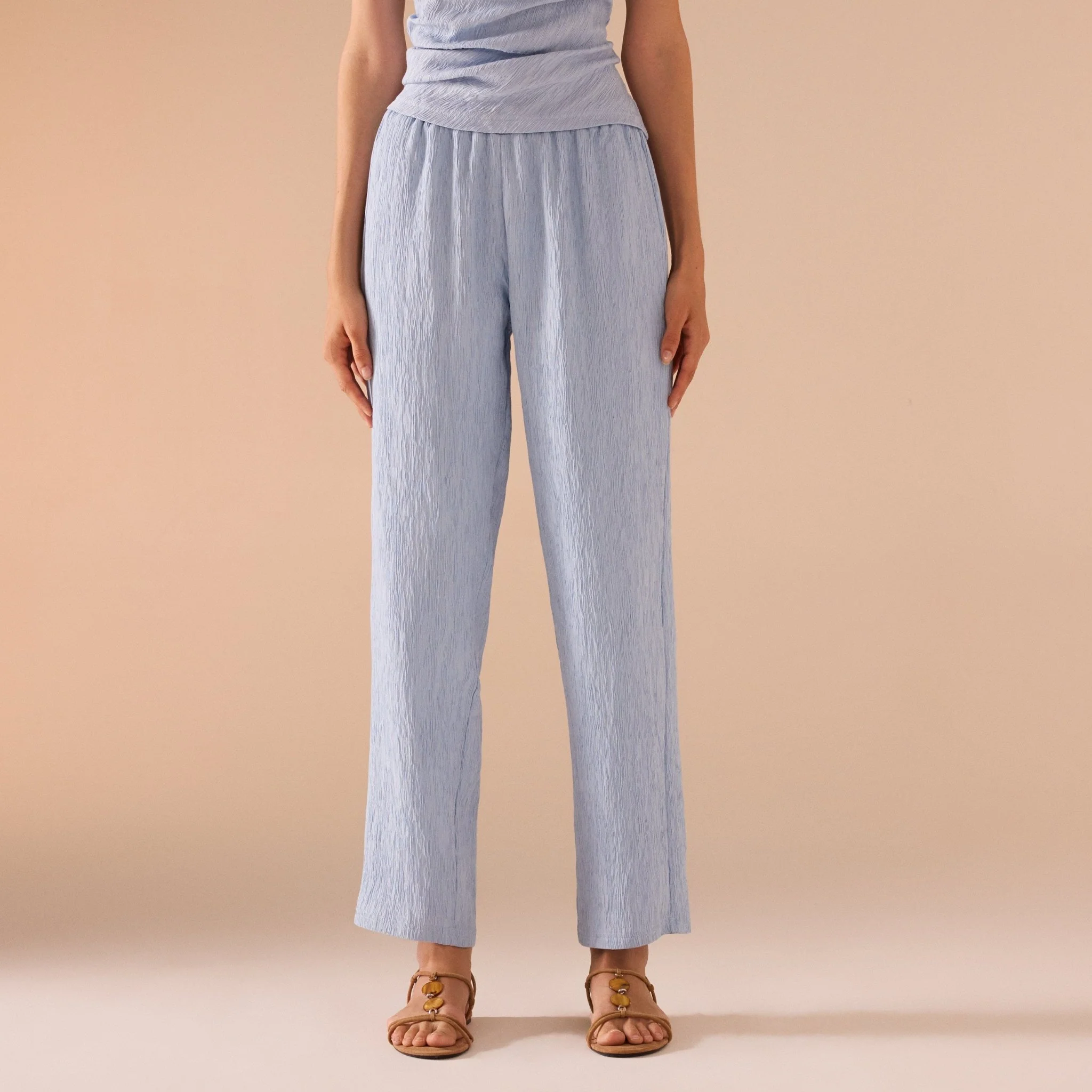 Textured Rayon Pants - Image 3