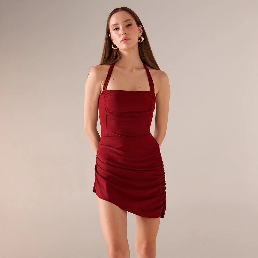 Tie neck swim dress - Image 7
