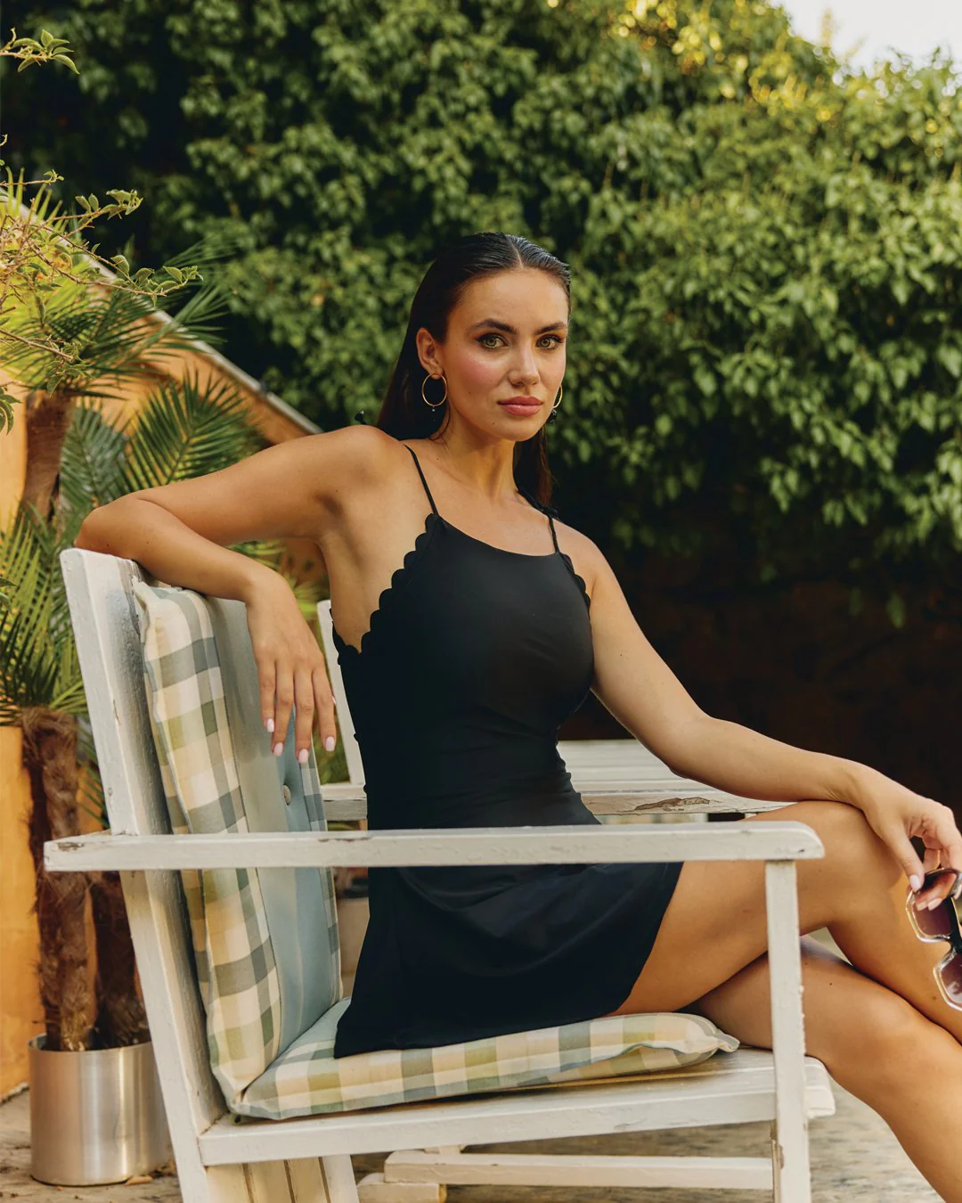 Black Tie Straps Swimsuit - Image 2