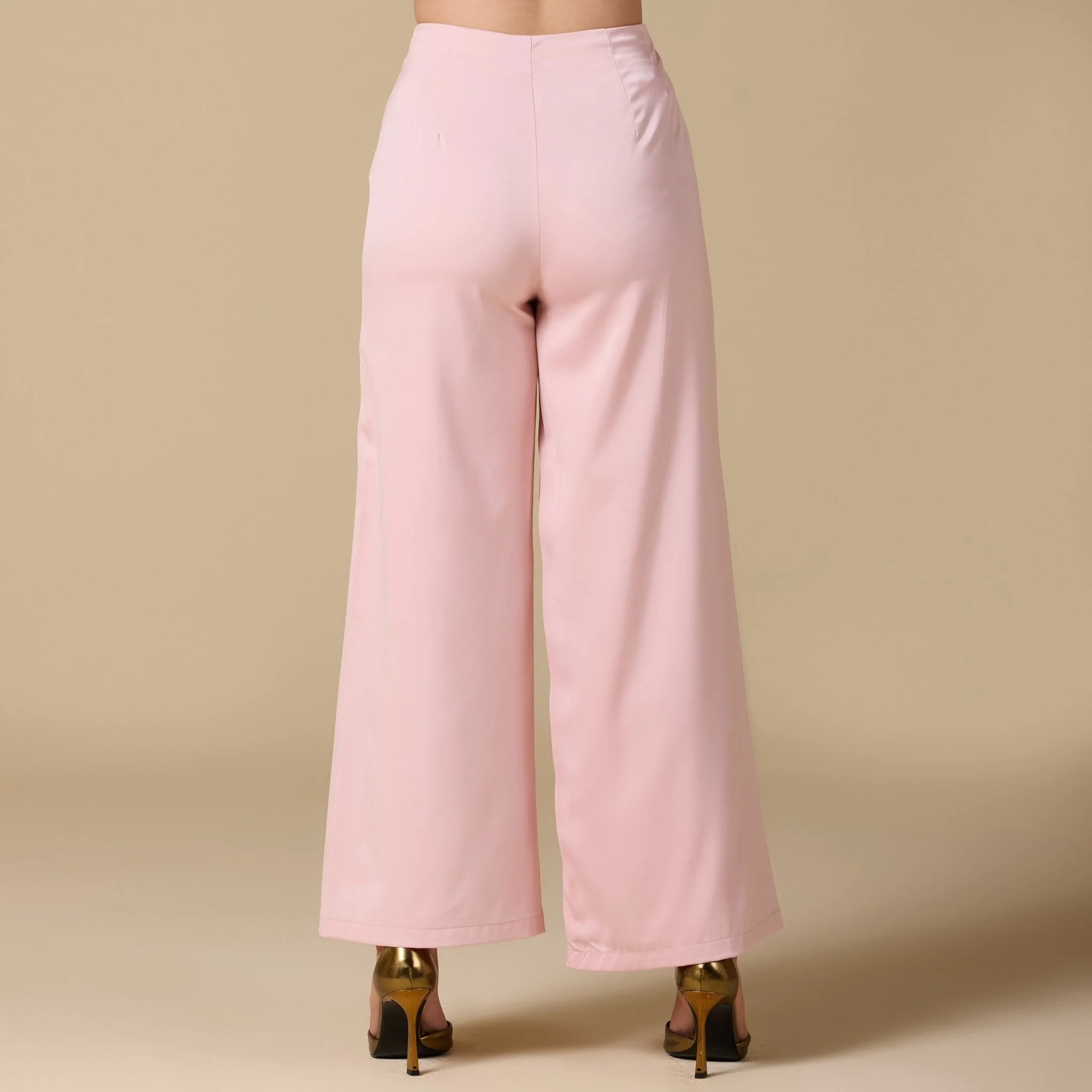 Wide Leg Satin Pants - Image 7